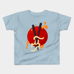 Japanese Chopsticks & Ramen Kids T-Shirt